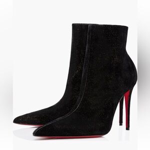 Christian Louboutin 
Kate Velvet Bootie
Women’s Size EU 39